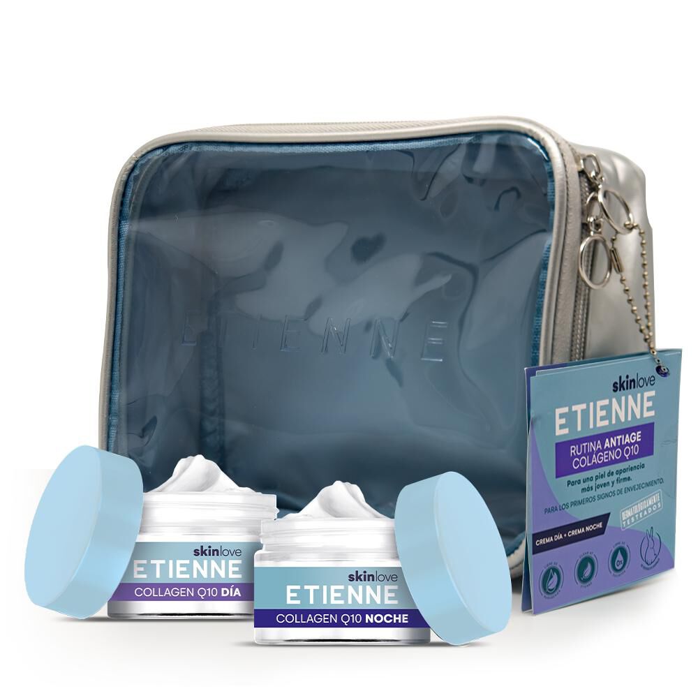 Set Cosmetiquero Skin Collagen Q10 Crema Dia + Noche Etienne image number 1.0