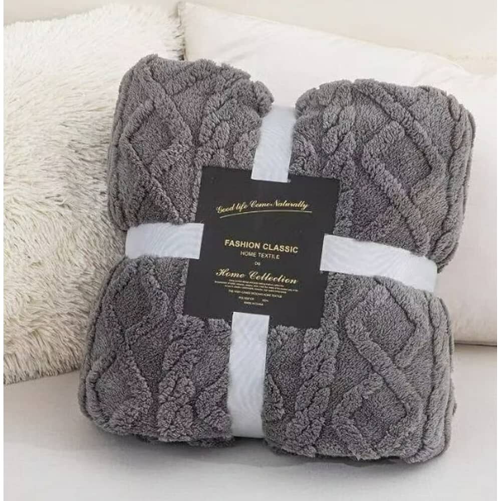 Manta De Polar -200x230. Gris Oscuro image number 1.0