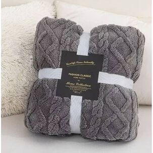 Manta De Polar -200x230. Gris Oscuro