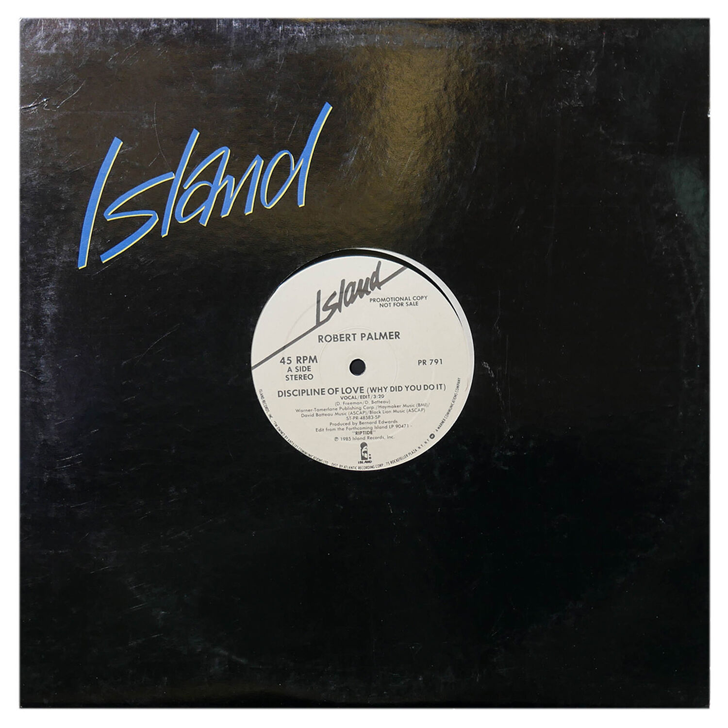 Robert Palmer - Discipline Of Love (why Did You Do It) | 12" Maxi Single Usado image number 0.0