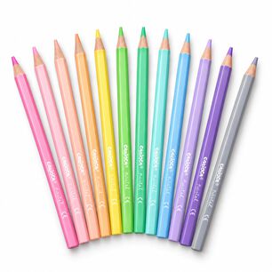 L&aacute;pices De Colores Pastel Carioca 12 Unidades Surtidos - Ps