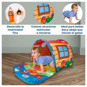 Túnel Bebe Alfombra Para Gateo Y Juegos