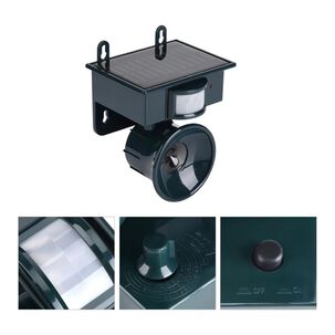 Ahuyentador Ultrasonido Repelente Solar Gatos/perros/aves