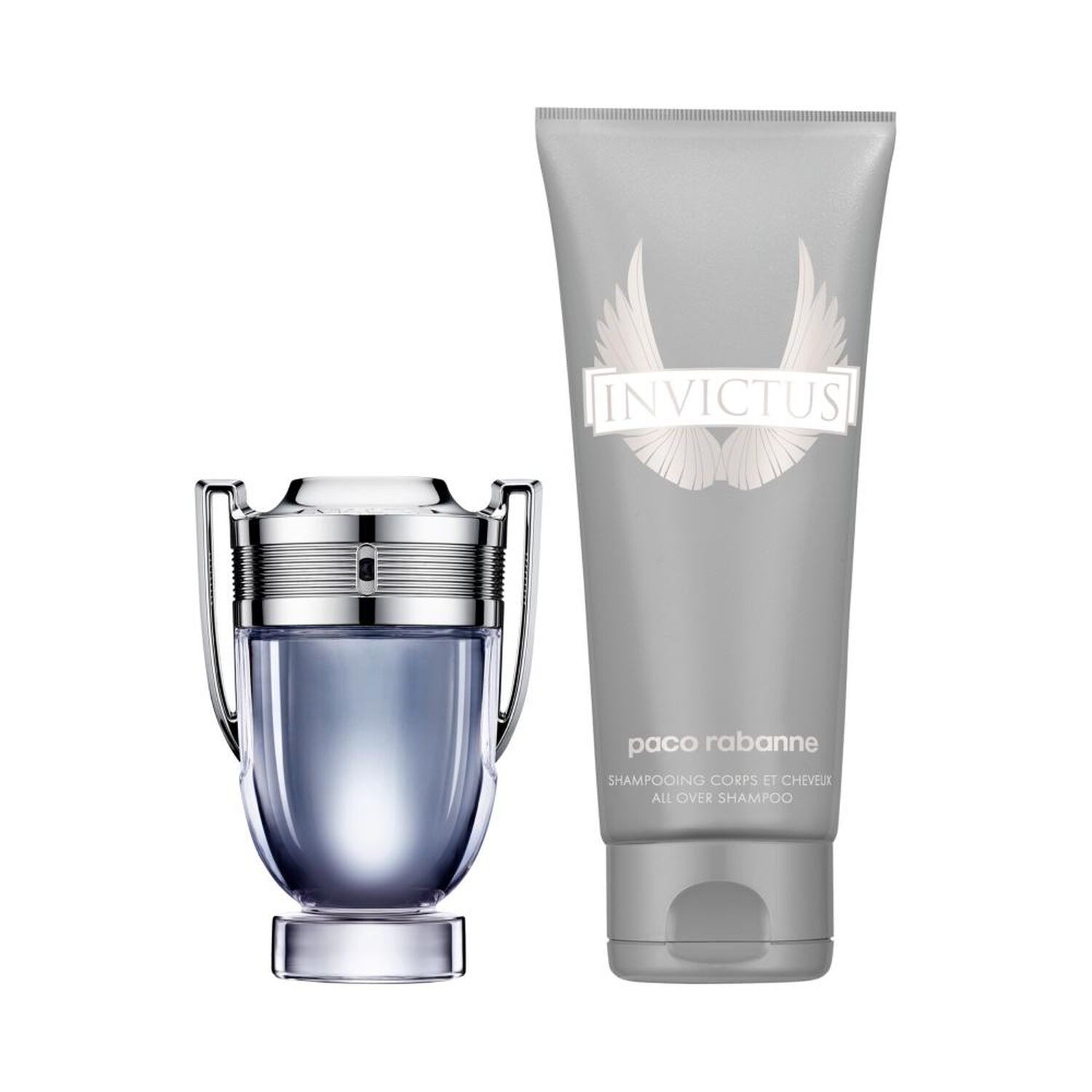 Set De Perfumer&iacute;a Hombre Invictus Paco Rabanne / 50 Ml / Eau De Toilette + All Over Shampoo 100 Ml image number 0.0