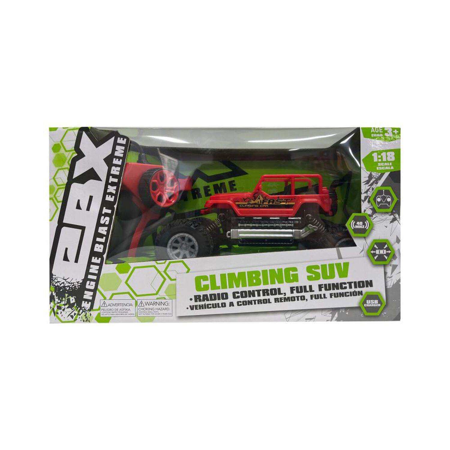 Veh&iacute;culo Rc Ebx Off Road Surt Rojo Azul image number 5.0