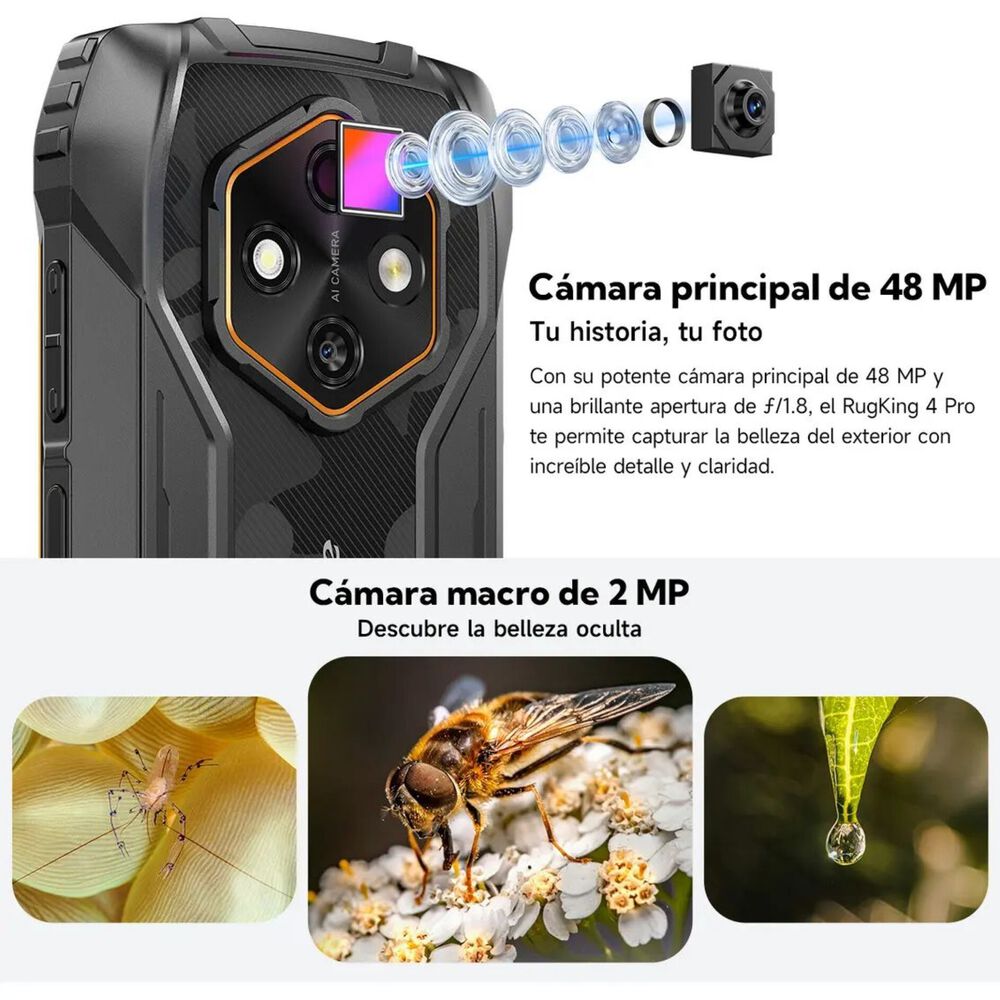 Ulefone Rugking 4 Pro Rugerizado Android Bater&iacute;a Gigante image number 4.0