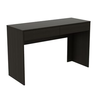 Escritorio Moderno Con 2 Cajones 75x120x45 Cm Negro