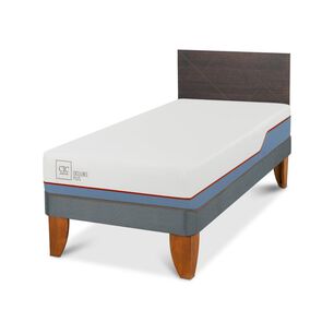 Cama Europea Cic Excellence Plus / 1.5 Plazas / Base Normal + Respaldo