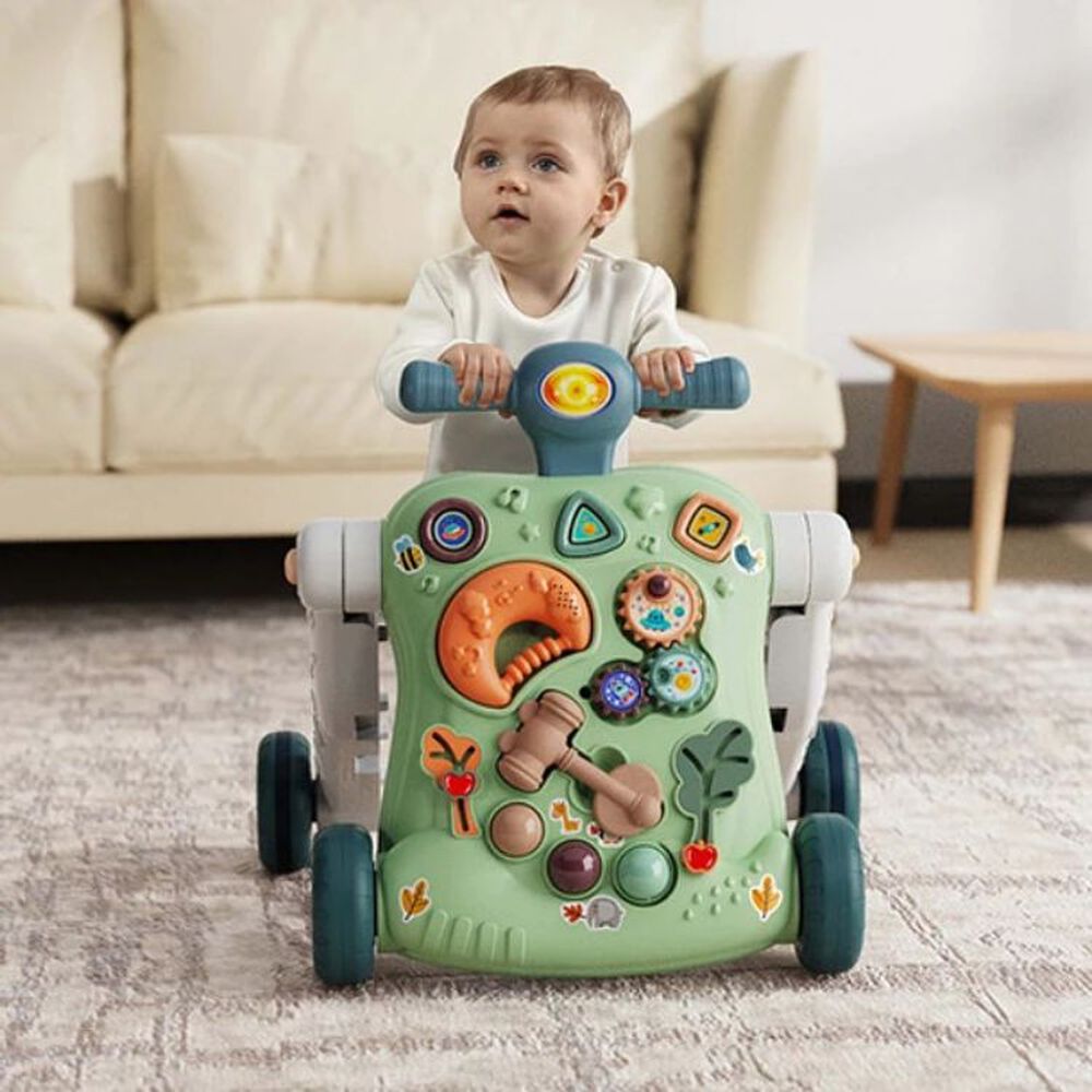 Andadera Musical Con Tablero De Juegos Port&aacute;til 6 En 1 image number 1.0