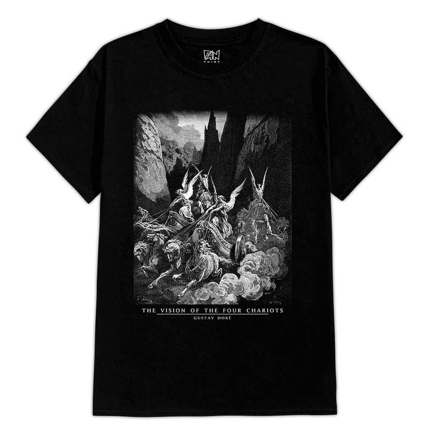 Polera Estampada Dore Gustav The Vision Of The Four Chariots image number 0.0