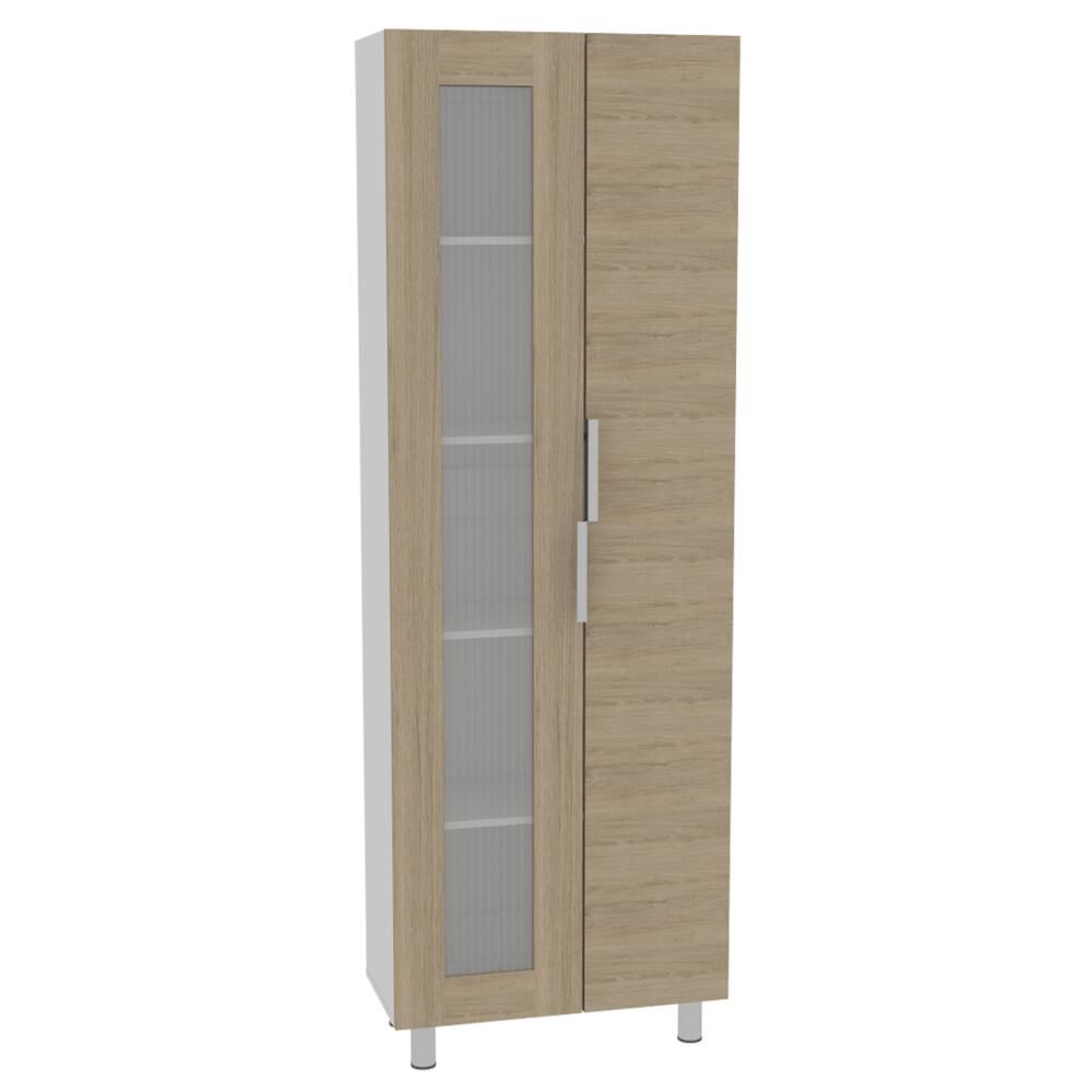 Combo Fendi Fendi - Muebles Alacena + Microondas + Barra Auxiliar Fendi - Rovere / Blanco Tuhome image number 2.0