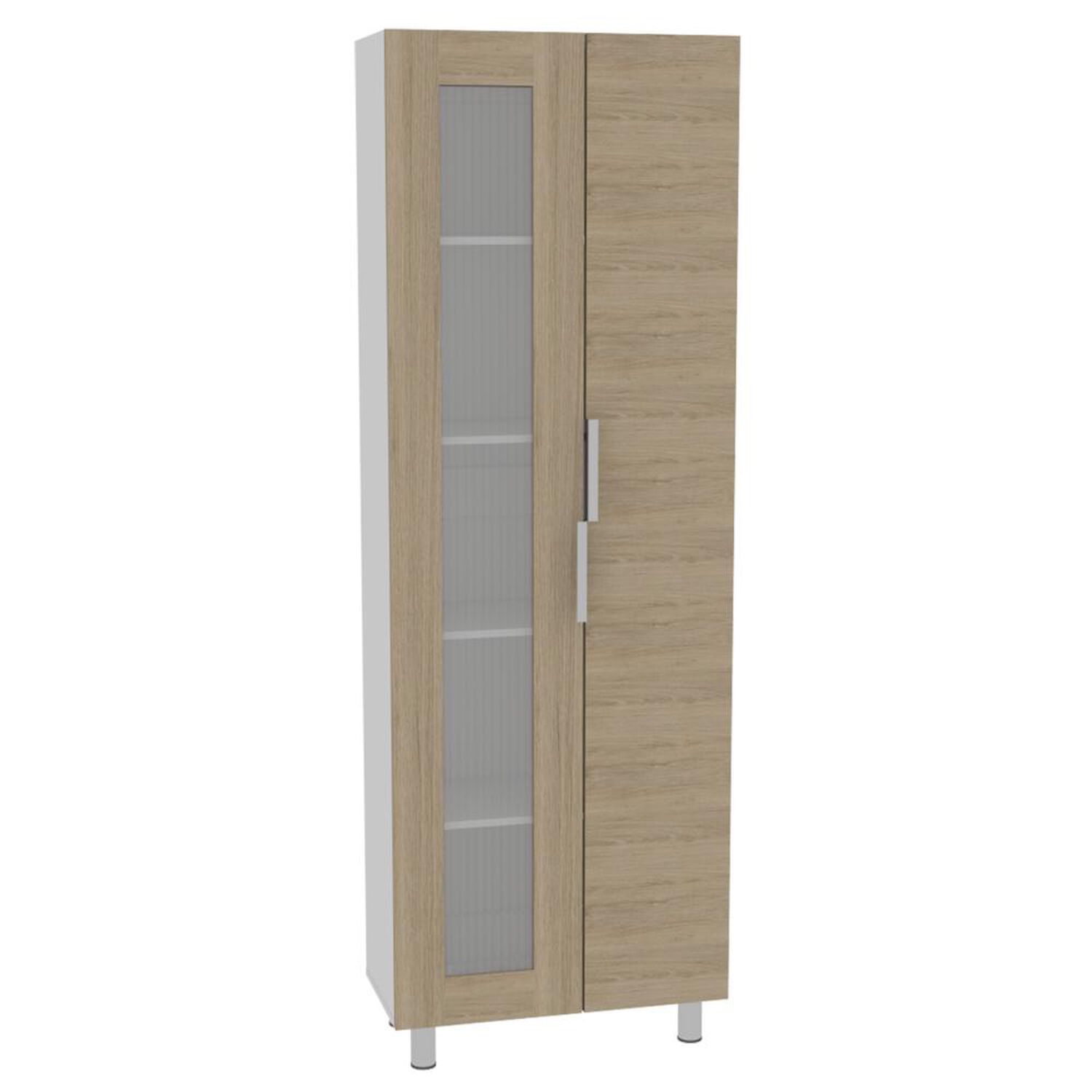 Combo Fendi Fendi - Muebles Alacena + Microondas + Barra Auxiliar Fendi - Rovere / Blanco Tuhome image number 2.0