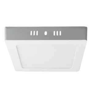 Foco Panel Led Sobrepuesto Cuadrado De 12w, Luz Día 6500k