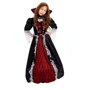 Disfraz Vampiresa, Incluye Cuello Y Vestido Adulto C:17198
