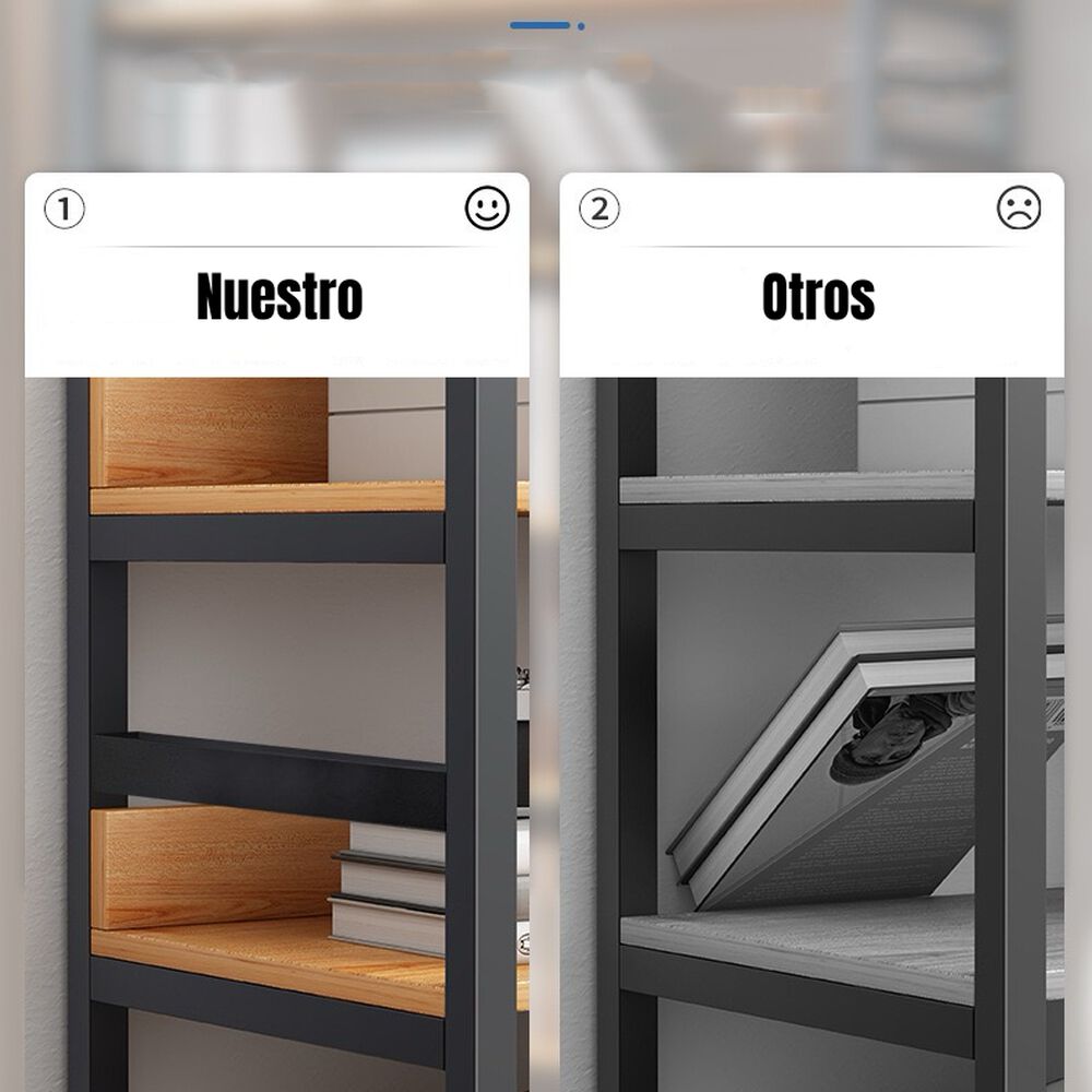 Estante Librero Repisas De 6 Niveles 174cm By Lubabycas image number 1.0