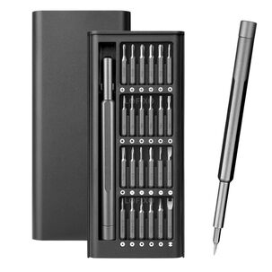 Desatornillador 24 En 1 Cr-v Magnético Aluminio 12.5cm