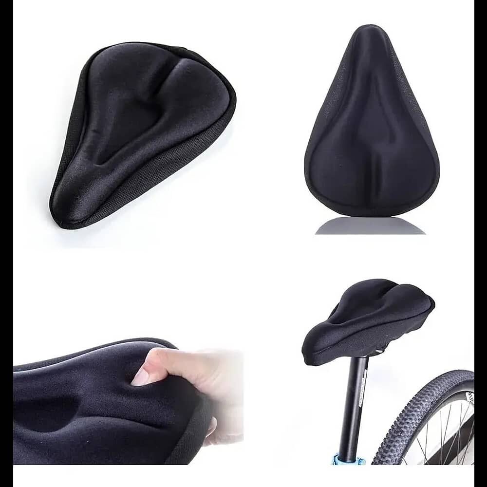 Forro Asiento De Bicicleta Cubre Sillin De Gel Maxima Comodidad image number 3.0