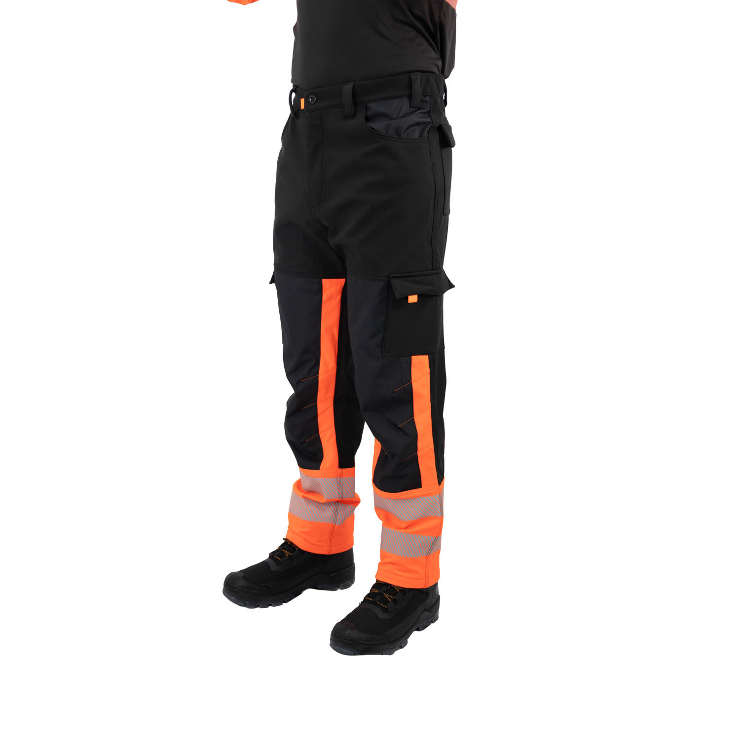 Pantal&oacute;n Softshell Hw Oklan Rojo Fluor image number 2.0
