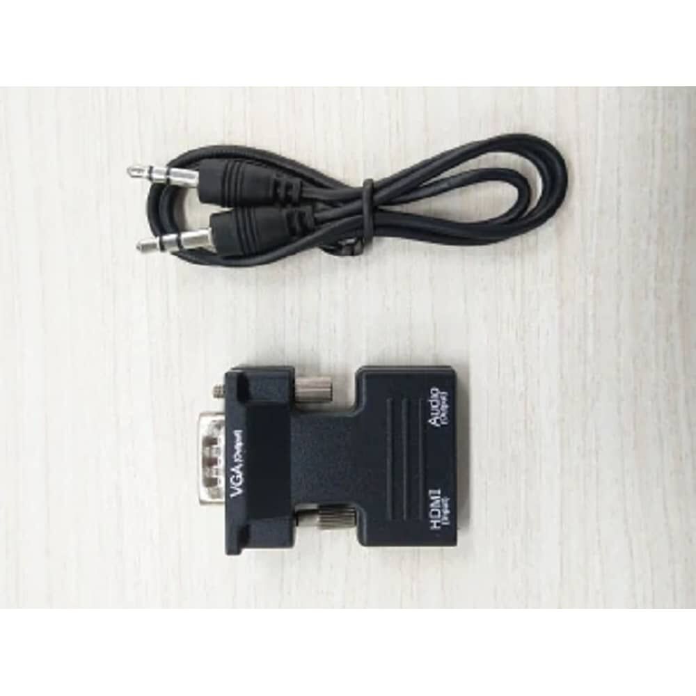 Adaptador Hdmi A Vga Y Audio Plug Jack 3,5 Convertidor A Hdmi Hembra A Vga Macho image number 6.0