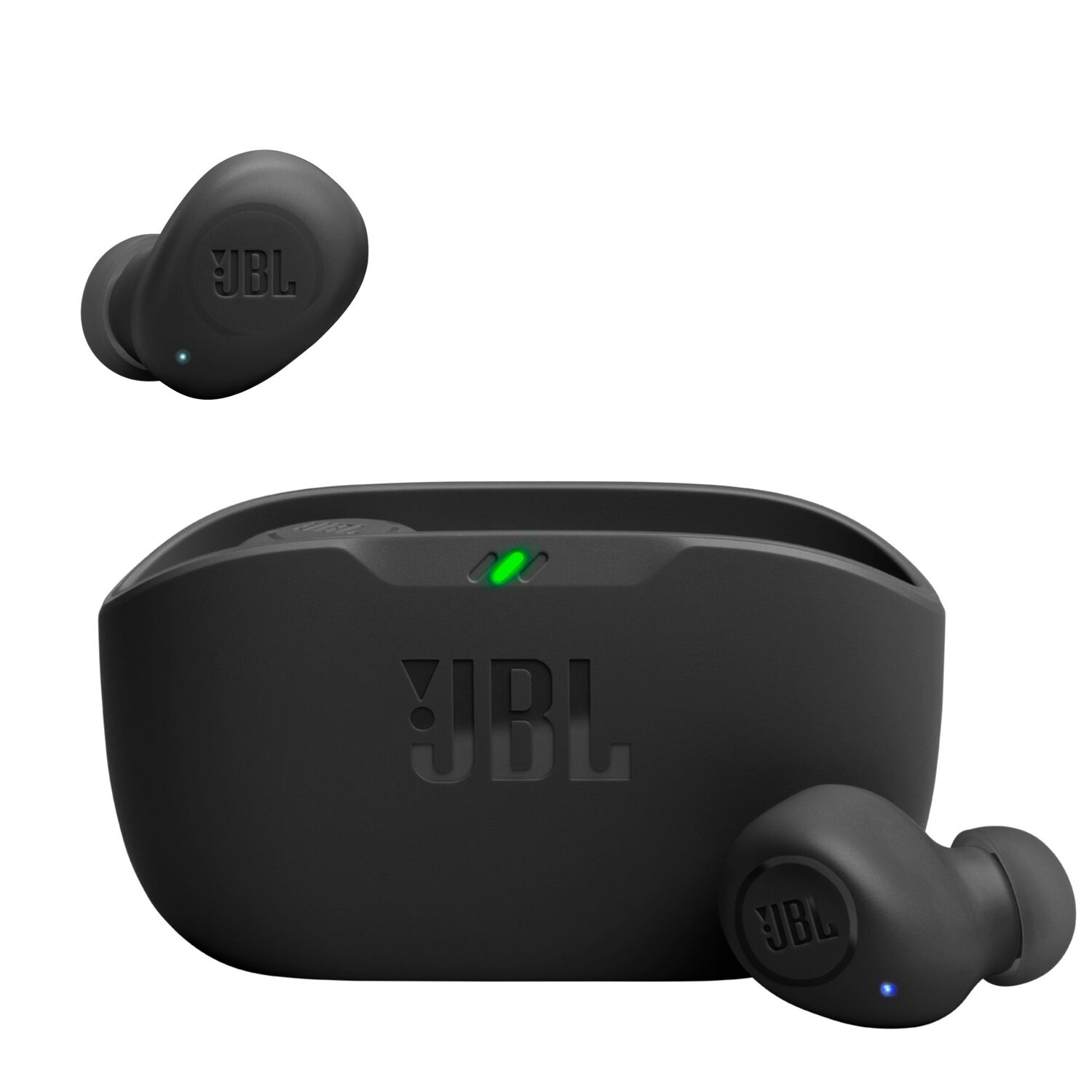 Aud&iacute;fonos Jbl Bluetooth Tws Wave Buds Autonom&iacute;a De 32h Black image number 1.0