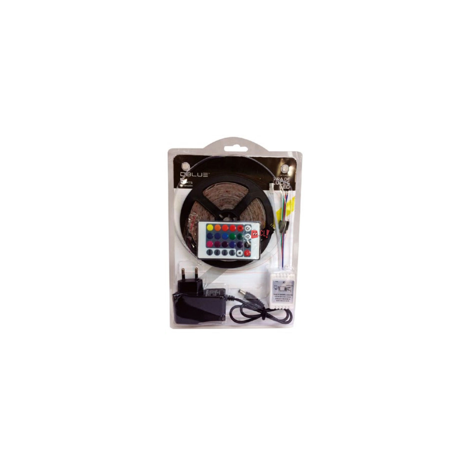 Tira De 300 Led 5mts 3528 Rgb Con Control - Ps image number 2.0
