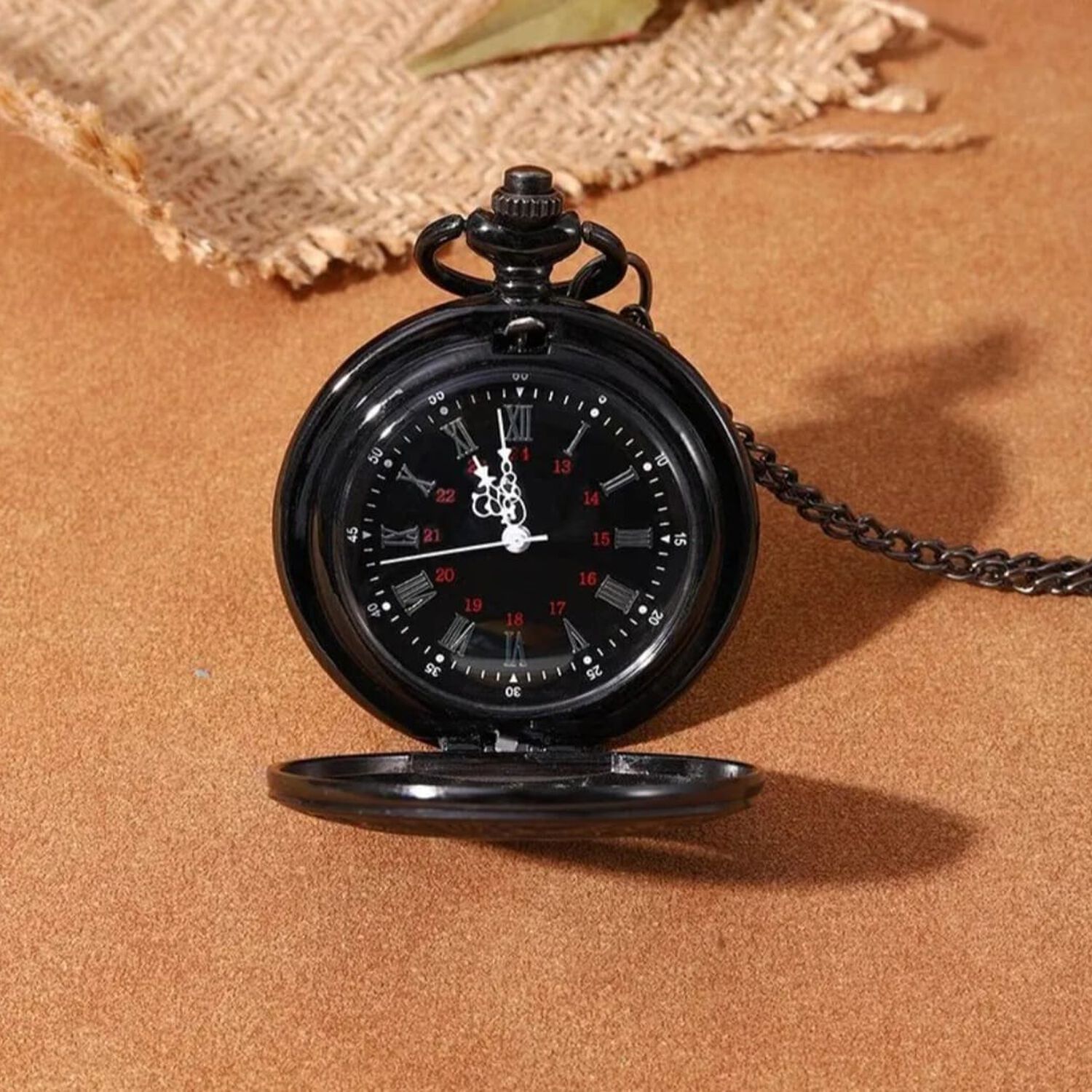 Reloj De Bolsillo Dise&ntilde;o N&uacute;meros Romanos 2 image number 1.0