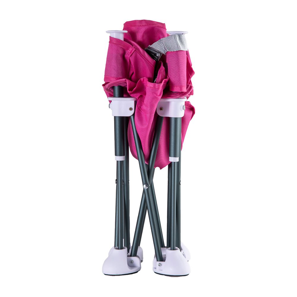 Silla De Comer Plegable Camping Xt01 Rosa image number 4.0