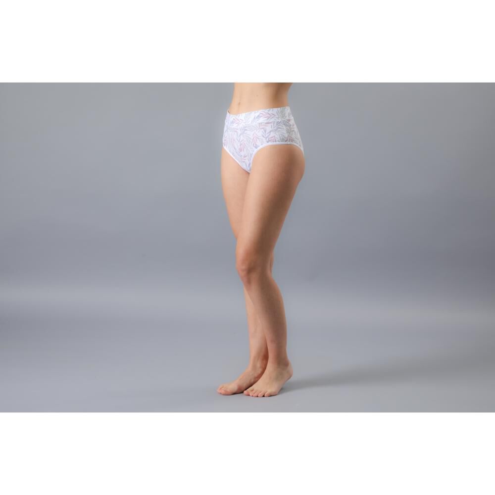 Pack Hikini Algodon Print & Solid Flores / 6 Unidades image number 1.0