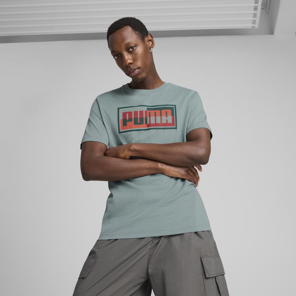 Polera Deportiva Graphics Puma Box Tee image number 2.0