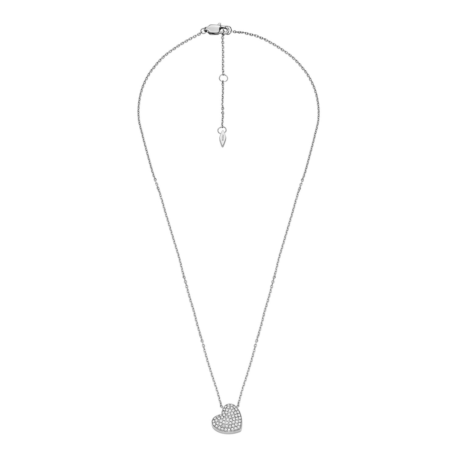 Collar Fossil Jf04674040 Plateado Mujer image number 0.0