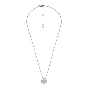 Collar Fossil Jf04674040 Plateado Mujer