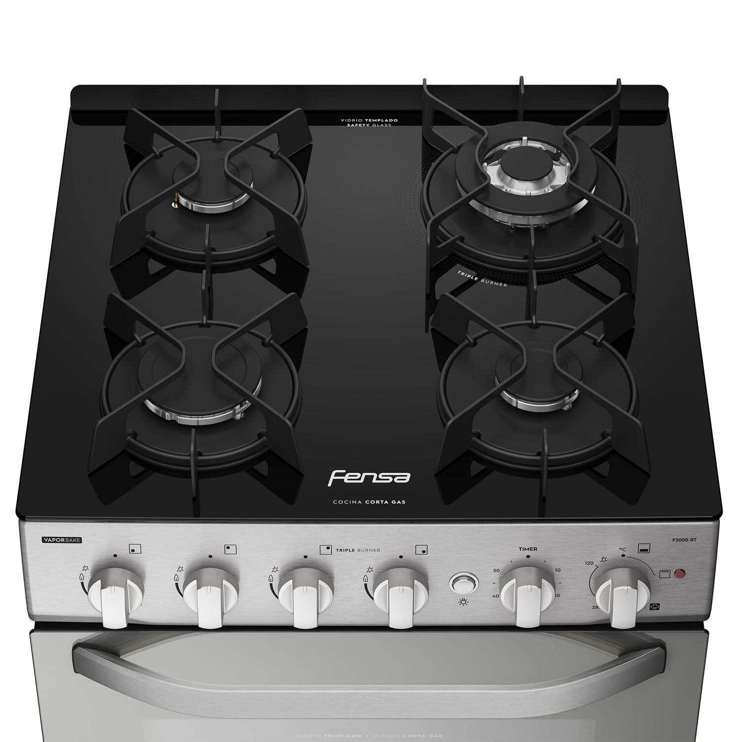 Cocina Fensa 4 Platos Experience Con Vaporbake F 3000 Rt image number 4.0