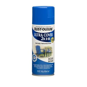 Pintura En Aerosol Ultra Cover 2x 340grs Azul Brillante - Rust Oleum