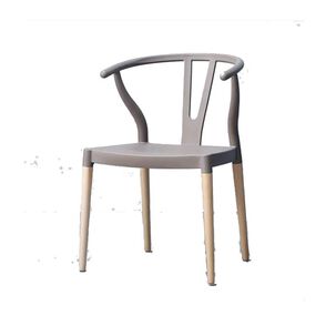 Pack 4 Sillas De Comedor N&oacute;rdicas Polipropileno Patas Madera