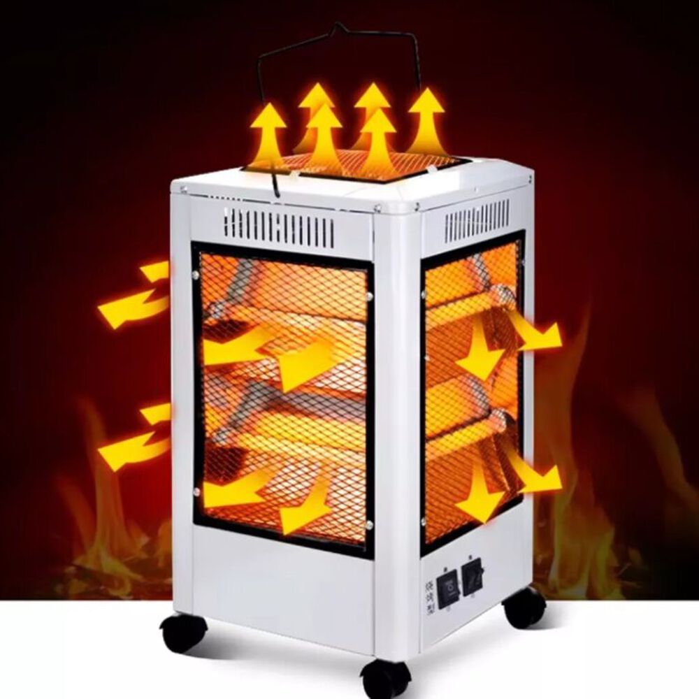 Calefactor Electrico Hogar Cuarzo 5 Caras Infrarrojo 2200w image number 2.0