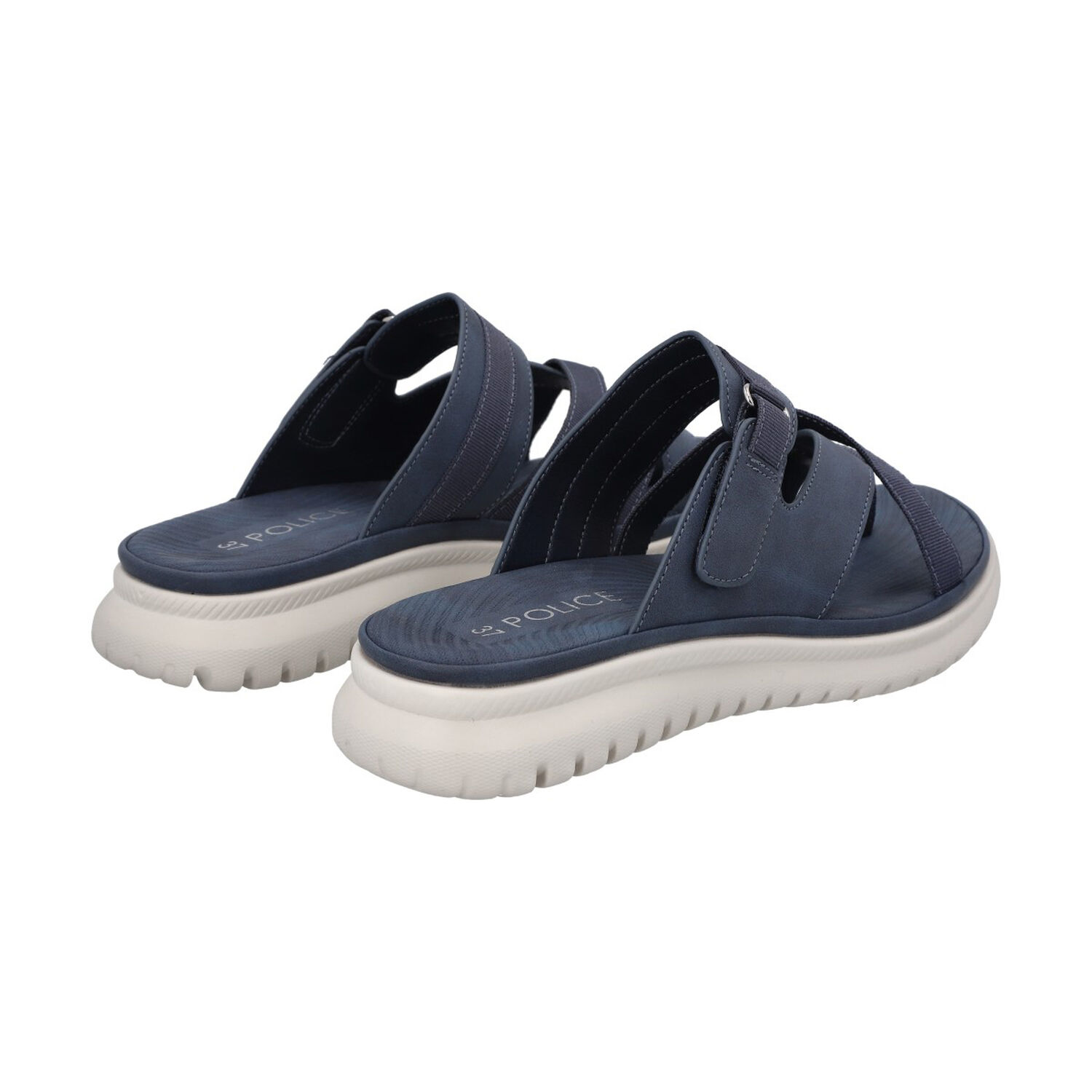 Sandalia Mujer Azul Plataforma Valentina Police image number 3.0