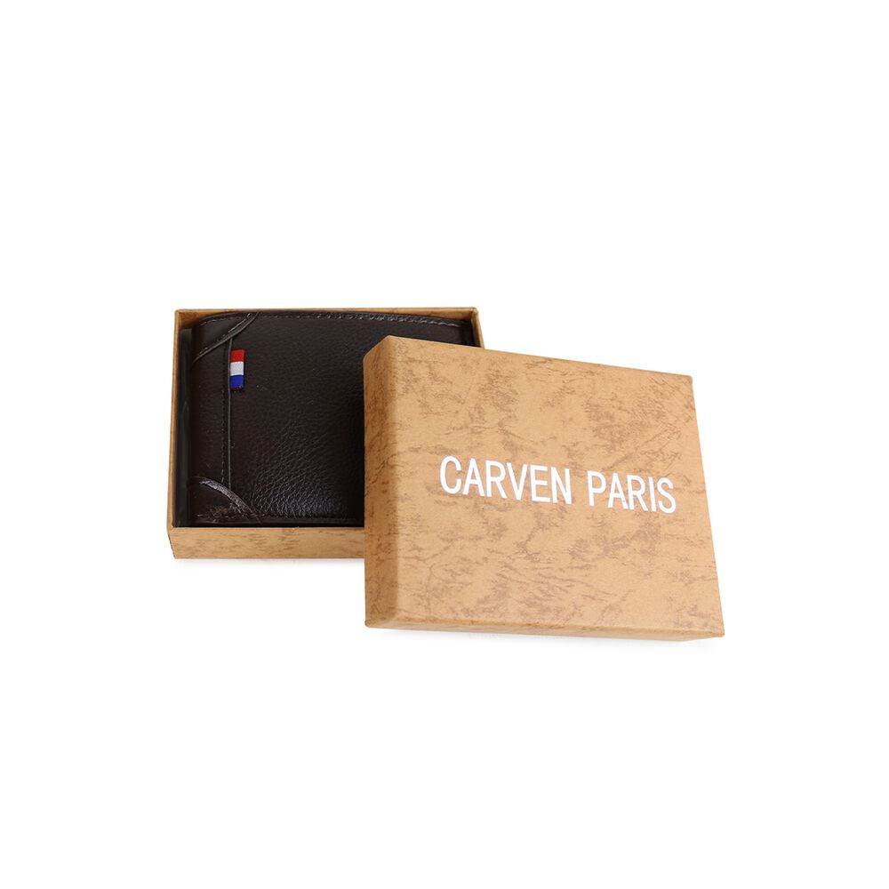 Billetera De Hombre Agus Caf&eacute; Oscuro Carven Paris image number 4.0