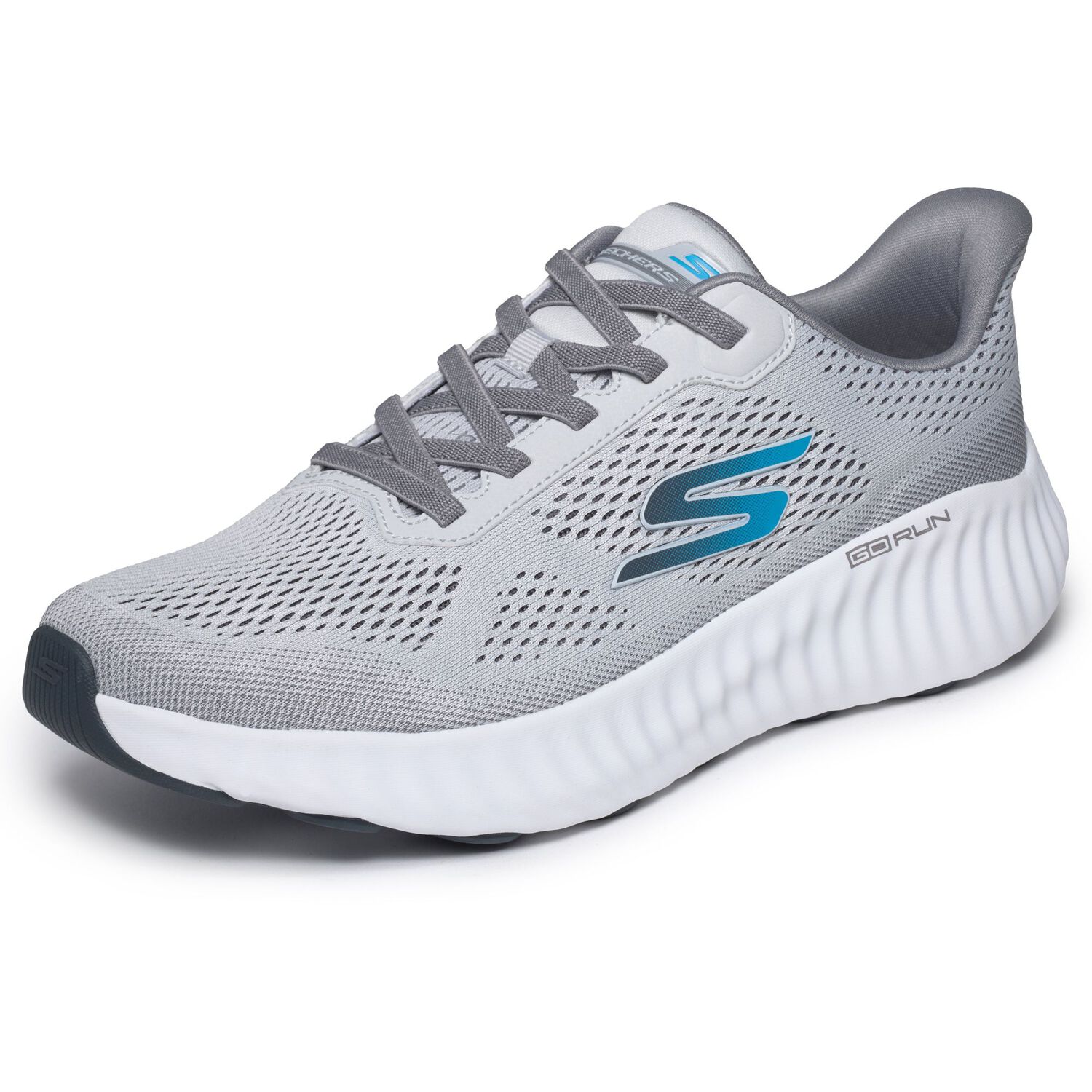 Zapatilla Skechers Go Run Now Hombre Gris image number 2.0