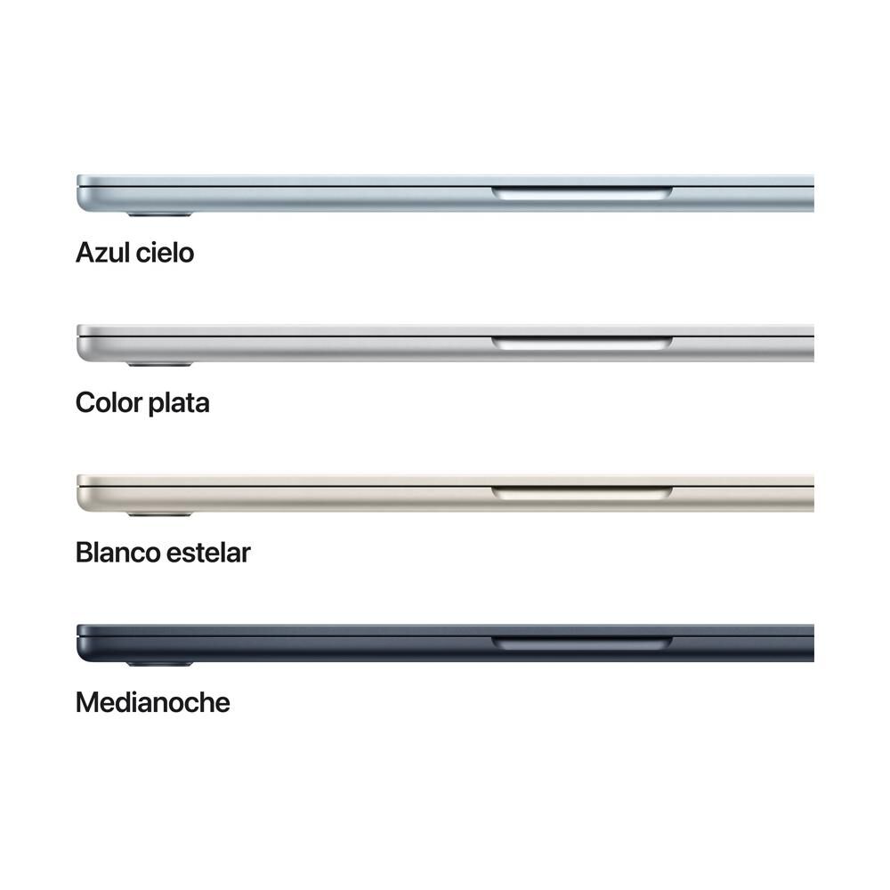 Macbook 13.6" Apple Air M5 / Chip M5 / 16 GB RAM / 512 GB SSD / Plata image number 2.0