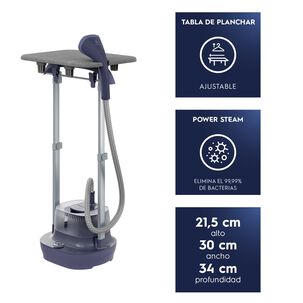 Plancha A Vapor Vertical 2,5l 1800w Con Tabla De Planchar Egs20