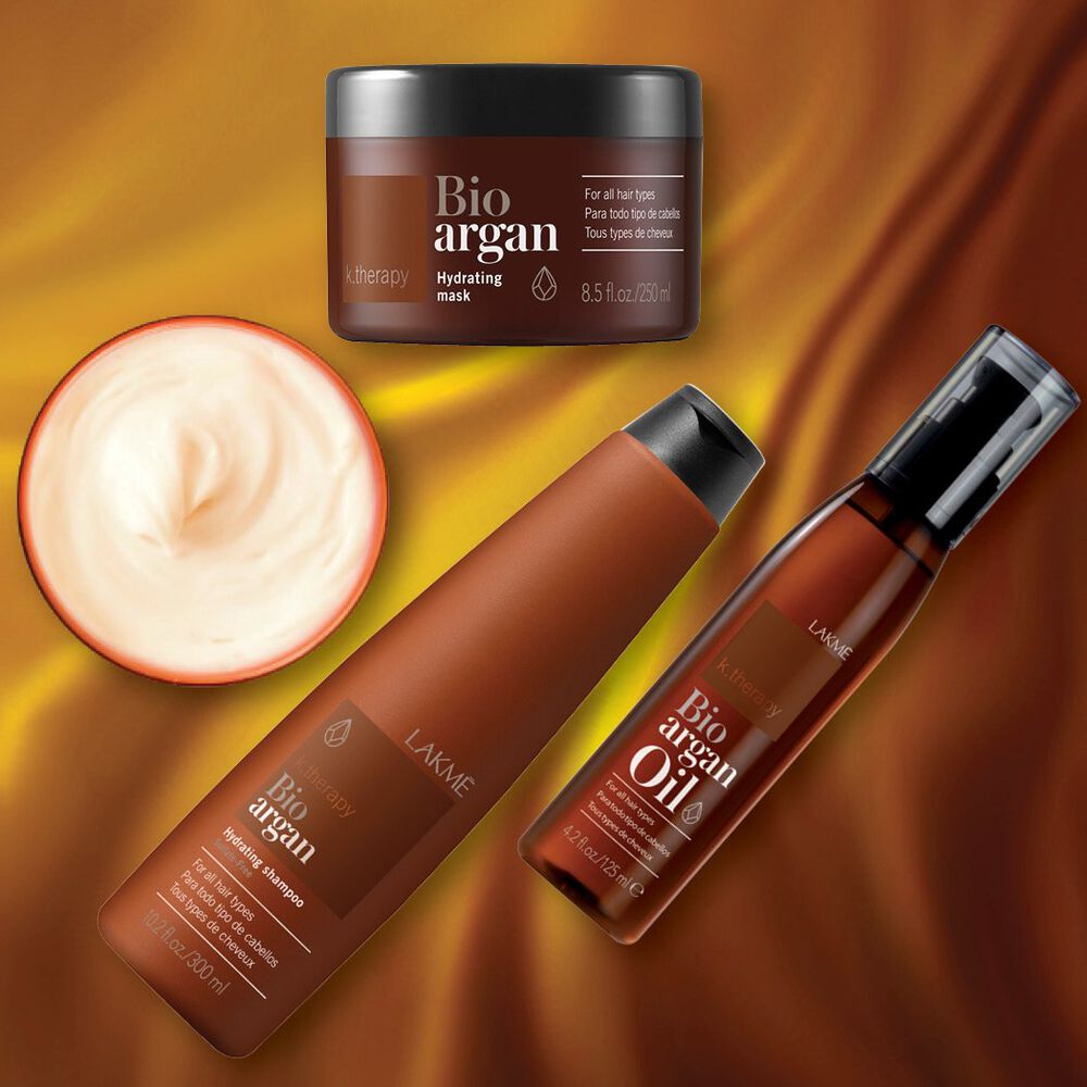 Máscara Hidratante Bio Argán K.therapy 250ml Lakme image number 3.0