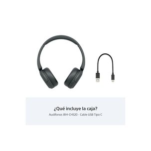 Audífonos Sony Wh-ch520 Bluetooth Negro