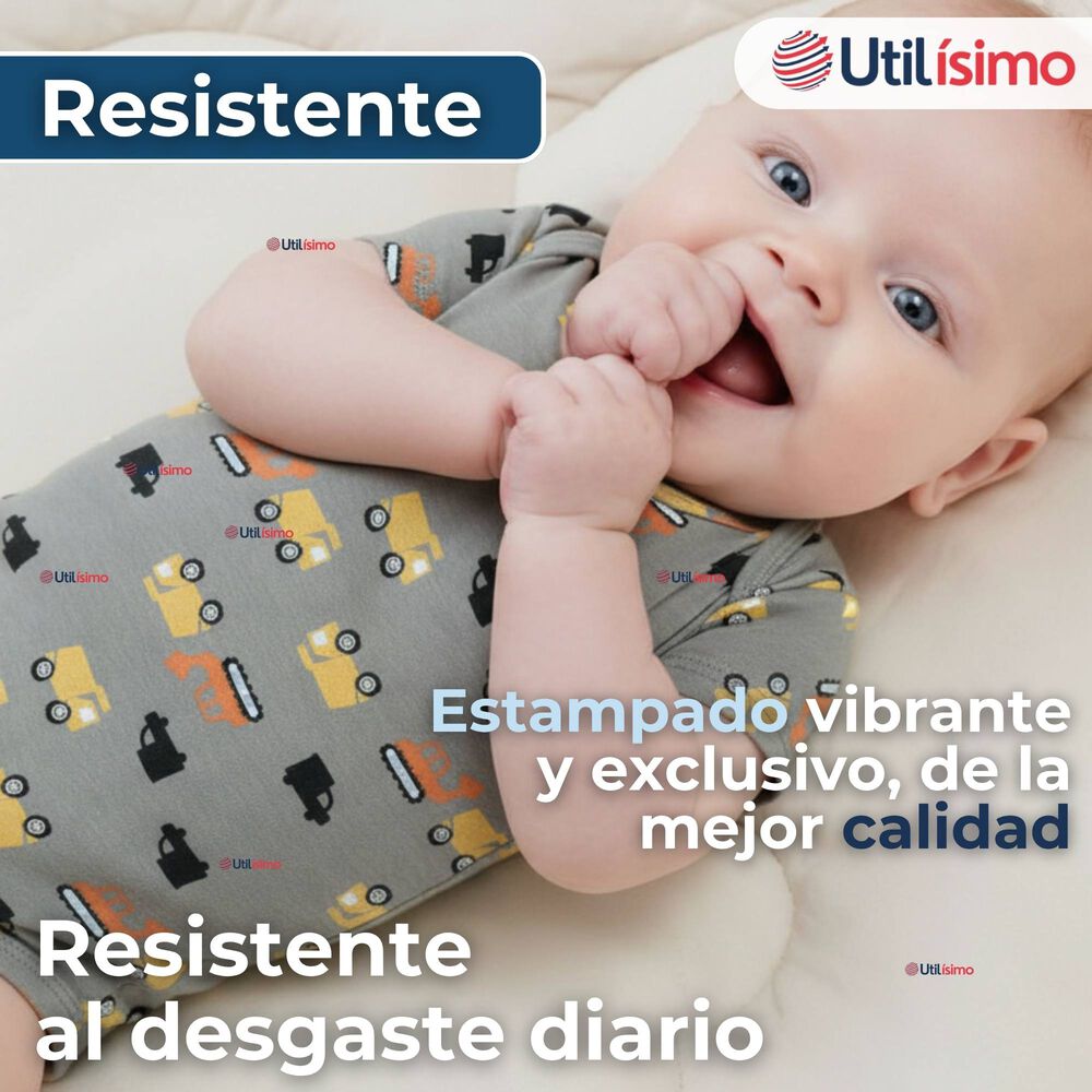 Pack 5 Bodys Niño Manga Corta Tedmimak 100% Algodón Building Adventures image number 7.0