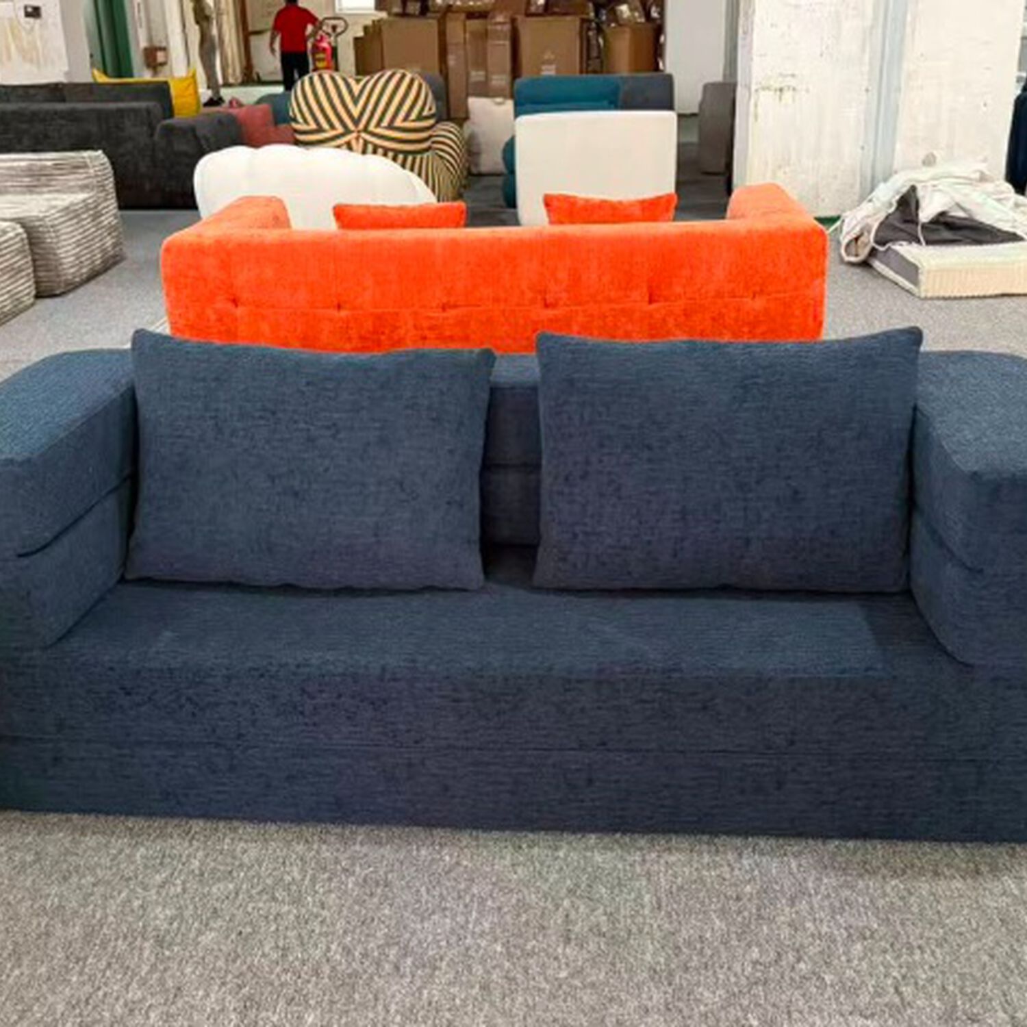 Sofa Sillon Compacto 2 Cuerpos Moderno Tevere image number 4.0