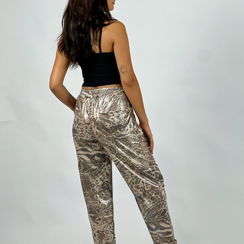 Jogger Algodón Diseño Leopardo image number 9.0