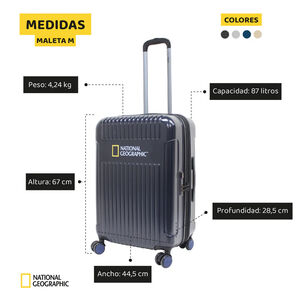 Maleta (m) 85lt National Geographic Silver Transit