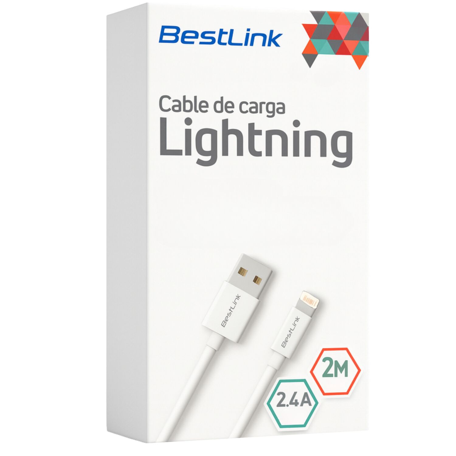 Cable De Datos Bestlink Para Iphone Usb Lightning 2m Ch20200 image number 10.0