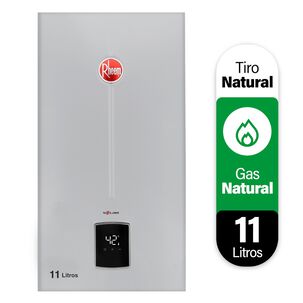 Calefont 11 Litros Gas Natural Tiro Natural Rheem