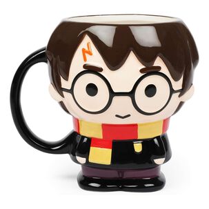 Taz&oacute;n 3d Ceramica Harry Potter Chibi Cuerpo Completo Kawaii