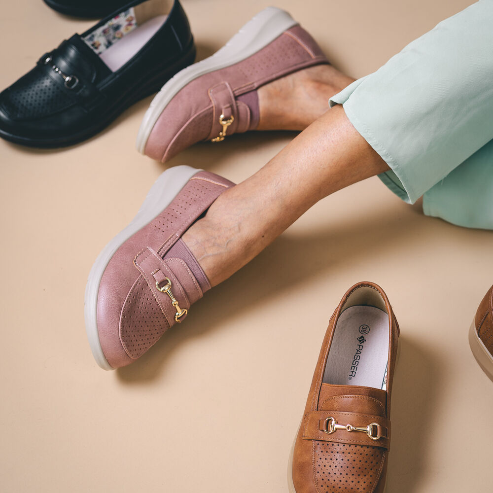 Mocasin Sisa Caramelo Passer image number 5.0
